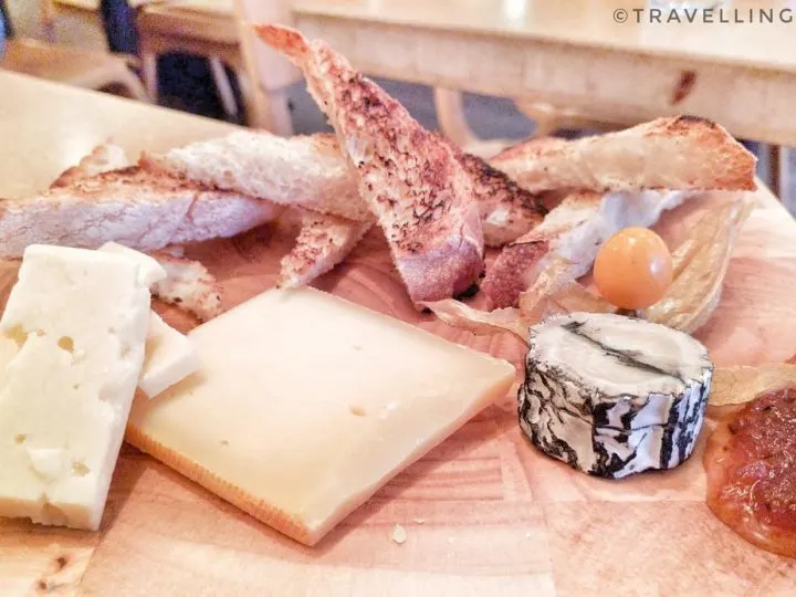 Travelling Foodie eats Cheese Plate at Le Baratin, Toronto