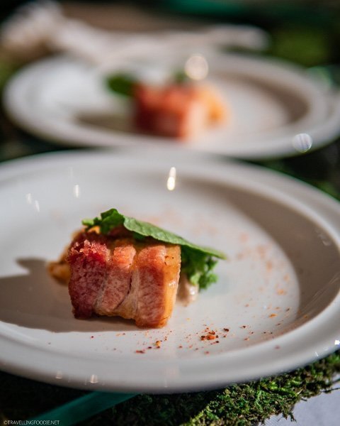 French Rillon Pork Belly from Chef Gian Nicola Colucci (Four Seasons Hotel) at Canada's Great Kitchen Party in Toronto, Ontario