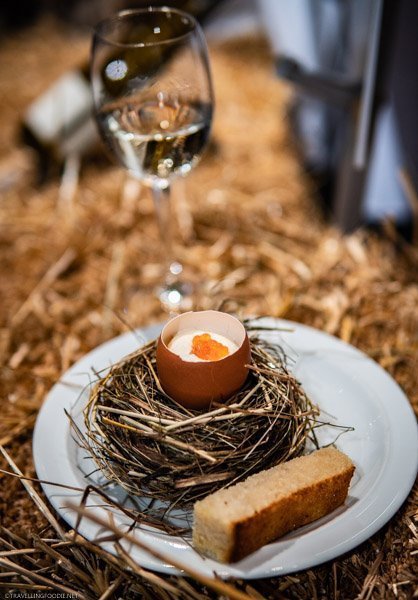Dip Dip Egg from Chef Ryan Crawford (Backhouse) at Canada's Great Kitchen Party in Toronto, Ontario