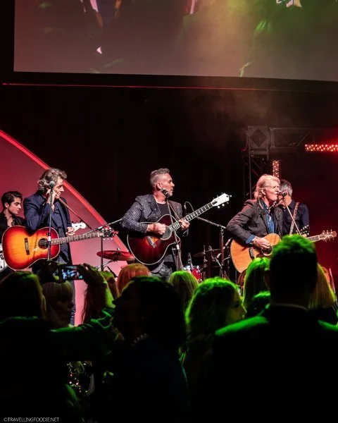 Jim Cuddy, Ed Robertson and Tom Cochrane at Canada's Great Kitchen Party in Toronto, Ontario
