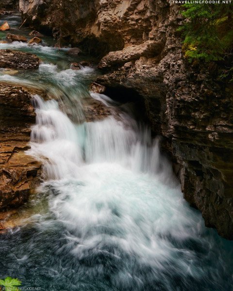 Johnston Creek along Johnston Canyon Lower Falls Hike at Banff National Park, Alberta, Canada