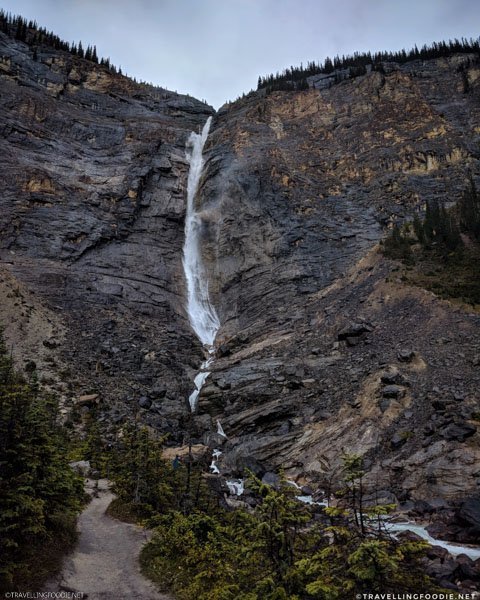 Takakkaw Falls Base View at Yoho National Park, British Columbia, Canada