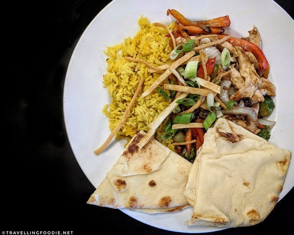 Chicken Stir Fry at Charles Dickens Pub in Woodstock, Oxford County, Ontario