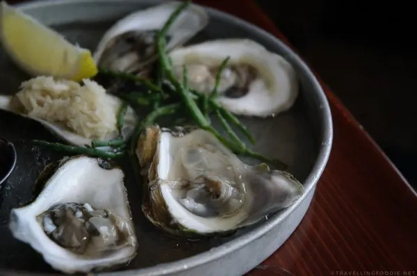 Raw Oysters from Edna in Halifax