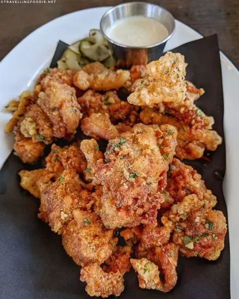 Fried Chicken Skin at Gilbert's Hot Chicken, Fish and Shrimp in Jacksonville Beach, Florida