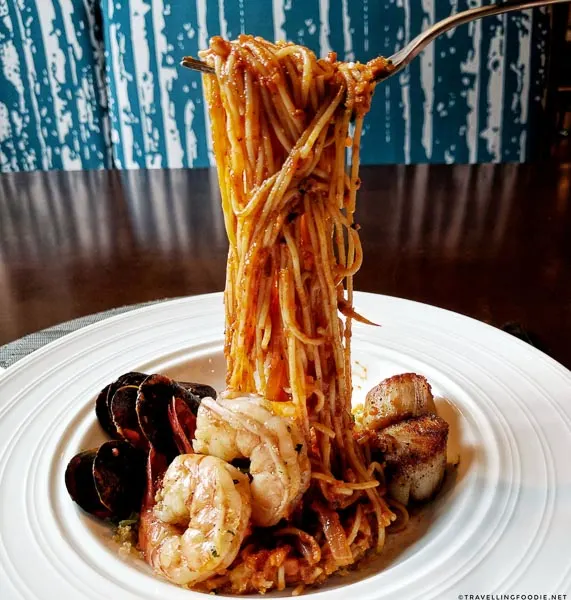 Lifting Capellini from Gio at Prince George Hotel in Halifax