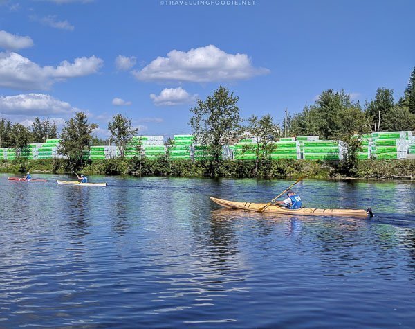 Kayaker catching up - Great Canadian Kayak Challenge & Festival - Timmins, Ontario