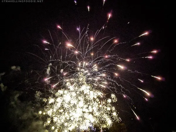 Flashing Fireworks - Great Canadian Kayak Challenge & Festival - Timmins, Ontario