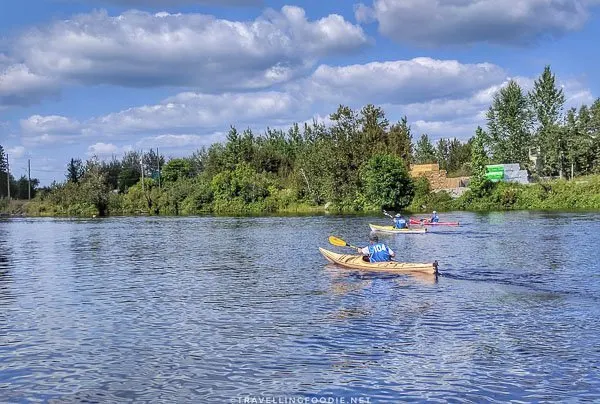 Tight Race - Great Canadian Kayak Challenge & Festival - Timmins, Ontario