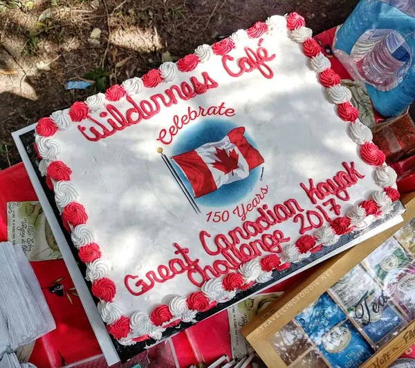 Wilderness Cafe Cake - Great Canadian Kayak Challenge & Festival - Timmins, Ontario