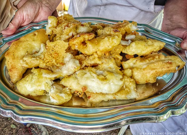 Pickerel Fish Fry Shore Lunch - Great Canadian Kayak Challenge & Festival - Timmins, Ontario