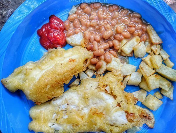 Fish Fry - Beans - Home Fries - Shore Lunch - Great Canadian Kayak Challenge & Festival - Timmins, Ontario