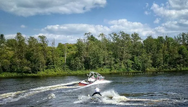 Summer Water Sports Stunt Show - Skiing - Great Canadian Kayak Challenge & Festival - Timmins, Ontario