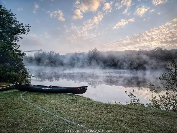 Mattagami River - Great Canadian Kayak Challenge & Festival - Timmins, Ontario - Foggy Sunrise
