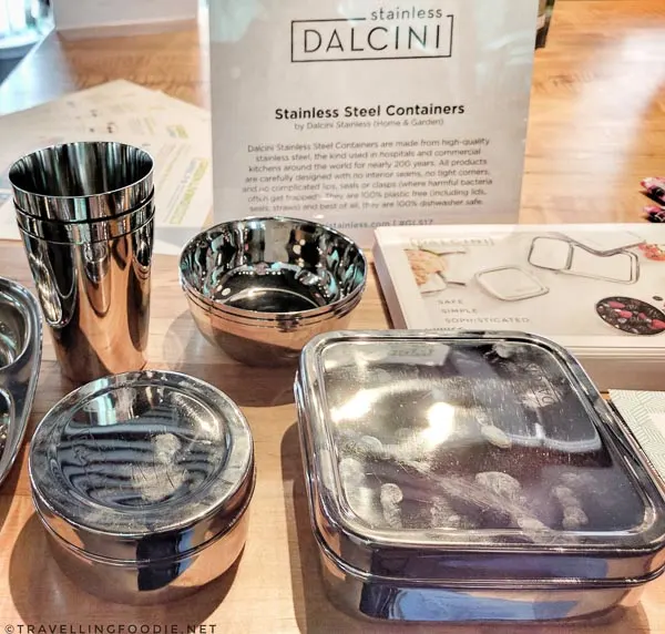 Stainless Steel Containers by Dalcini Stainless at Green Living Show 2017 Media Preview