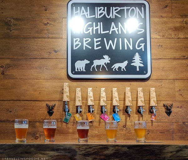 Four Year Round Beers and One Seasonal Beer at Haliburton Highlands Brewing