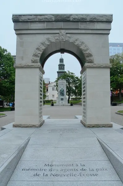 Memorial Arch in Grand Parade in Halifax, Nova Scotia