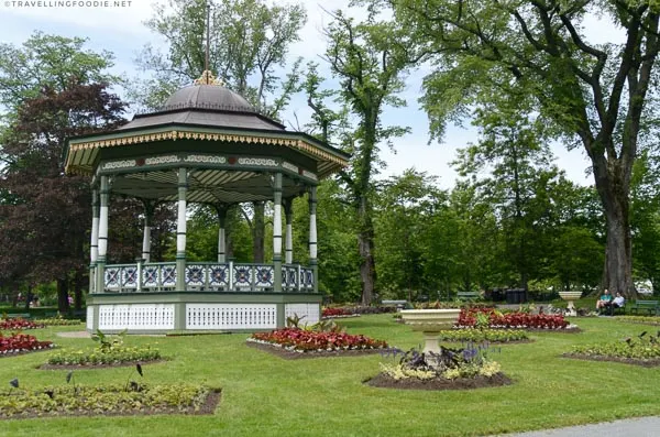 The bandstand at Halifax Public Gardens in Halifax, Nova Scotia