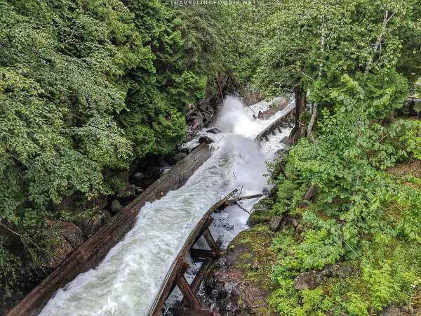Broken Hawk Lake Log Chute