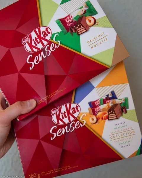 KITKAT Senses Assorted Collection and Hazelnut Boxes