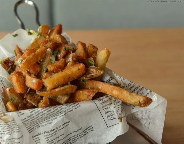 Truffle Fries from Little Fish Oyster Bar at Five Fishermen in Halifax, Nova Scotia