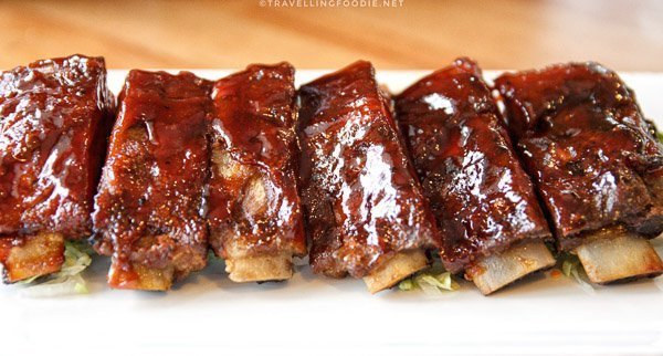 Fall Off The Bone BBQ Ribs at Maple Avenue Tap and Grill in Haliburton, Ontario