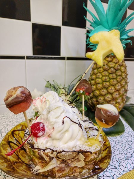Ice Cream Sundae with different toppings at Pine Dairy Bar in Timmins, Ontario