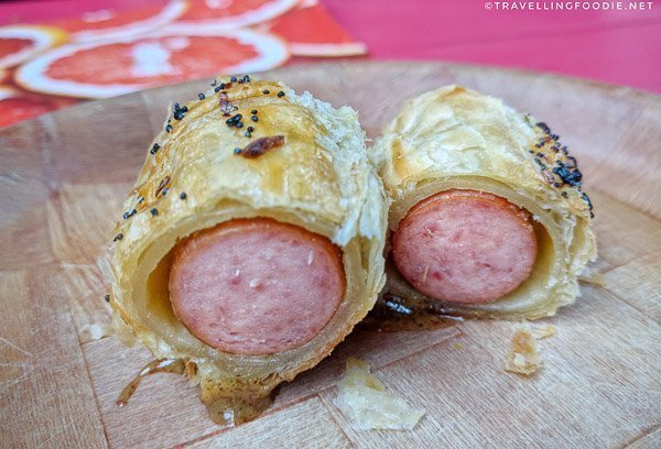 Schneiders Pigs in a Blanket with Honey Mustard and Everything Bagel Spices