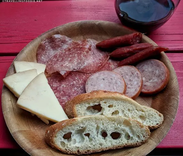 Charcuterie with cheese and Schneiders meats