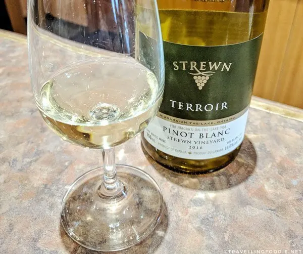 2016 Terroir Pinot Blanc at Strewn Winery in Niagara-on-the-Lake, Ontario