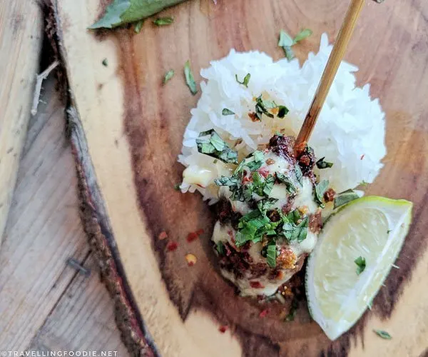 Night Market Lamb Stick from Studio East Food + Drink in Halifax