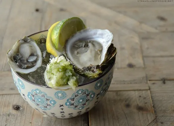 Local Oyster of the Day from Studio East Food + Drink in Halifax