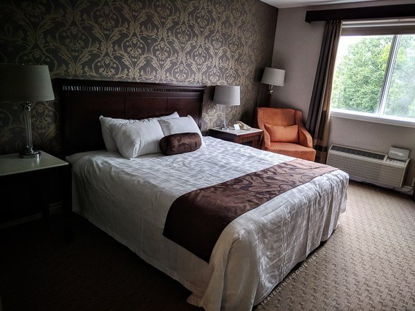 Bedroom at The Elm Hurst Inn and Spa in Ingersoll, Oxford County, Ontario