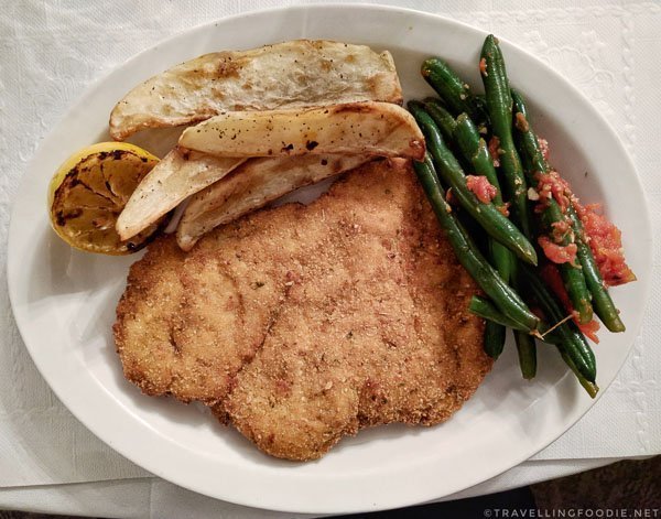 Chicken Cutlet at Dante Club in Timmins, Ontario