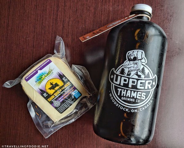 Gunn's Hill Cheese and Growler from Upper Thames Brewing in Woodstock, Oxford County, Ontario