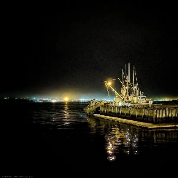 Boat docked in Halifax, Nova Scotia