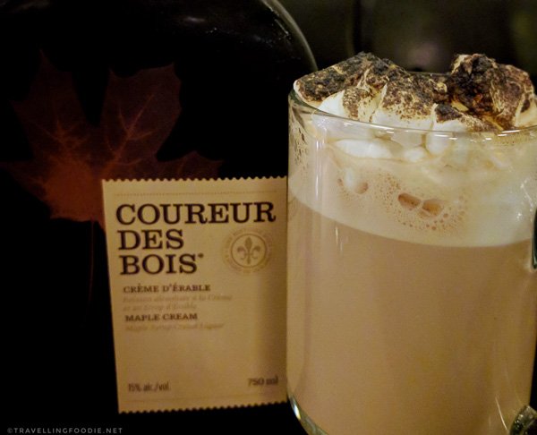 Latte des bois at Auguste Restaurant in Sherbrooke, Quebec