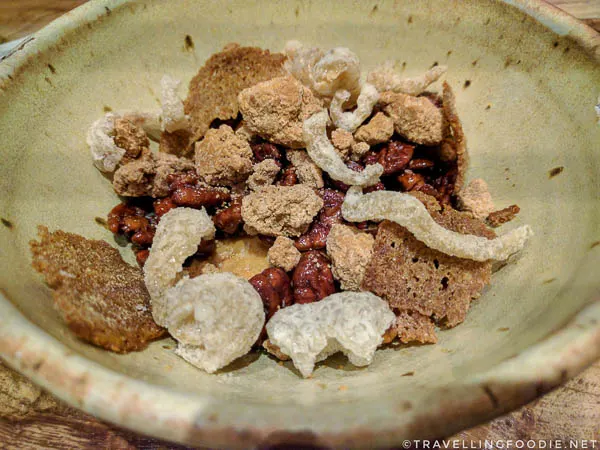 Snacks at Barley Swine in Austin, Texas