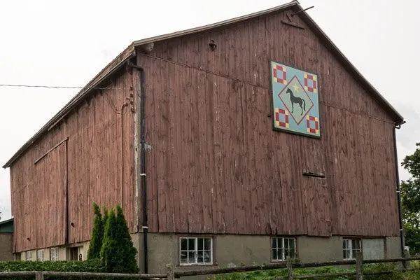 Barn Quilt Trail #19 in Port Hope, Ontario