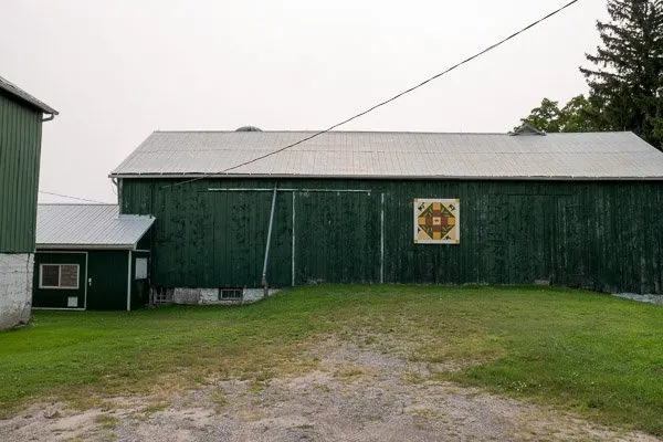 Barn Quilt Trail #21 in Port Hope, Ontario