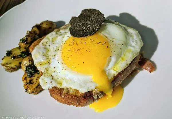 Croque Madame at Brasserie T! for Montreal en Lumiere 2018