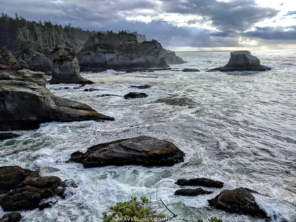 Sea stack at Cape Flattery in Washington, USA