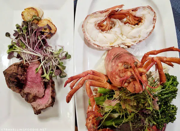 Lobster and Steak at [catch] Urban Grill in Delta Hotel in Fredericton, New Brunswick