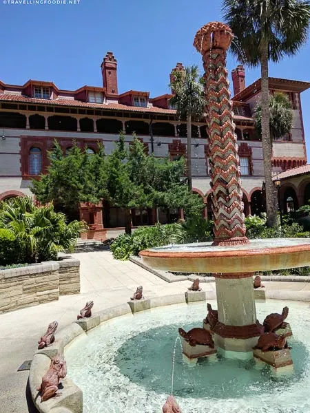 Fountain at Flagler College in St. Augustine, Florida