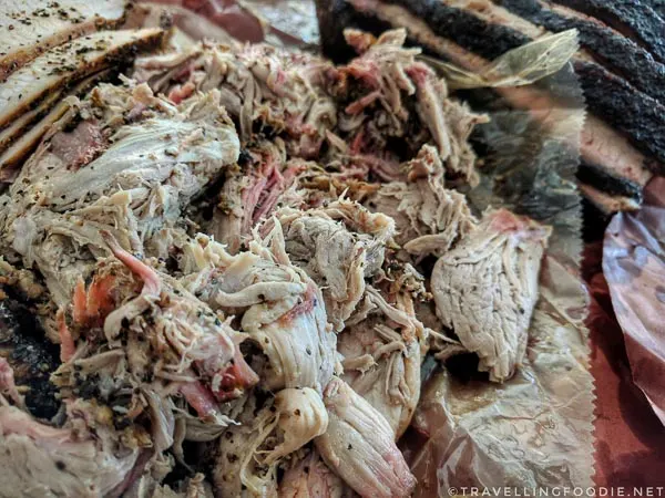 Pulled Pork from Franklin Barbecue in Austin, Texas Food Trip
