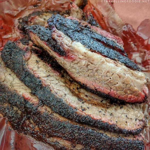 Beef Brisketfrom Franklin Barbecue in Austin, Texas