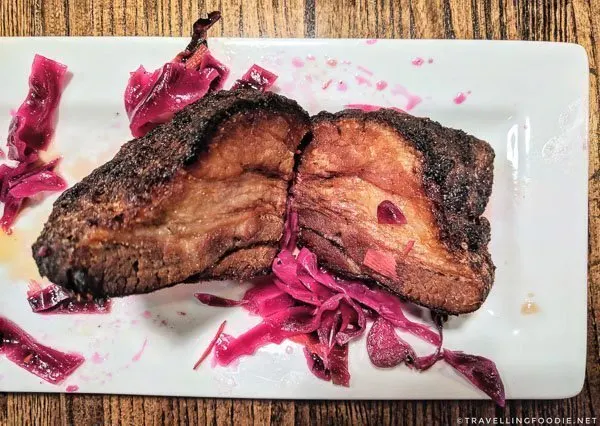 Pork Belly at Freight Kitchen and Tap in Downtown Woodstock, Georgia
