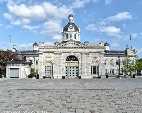Kingston City Hall and Market Square in Kingston, Ontario