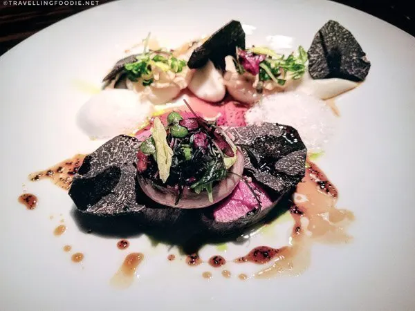 Bison at L’Atelier de Joël Robuchon Montreal
