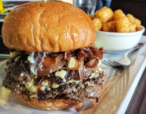 Burger of the Gods at Lunchbox Laboratory in Seattle, Washington